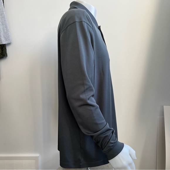 PGA Tour Long Sleeved Henley Polo Shirt - Picture 5 of 10